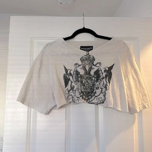 nautica jeans co. cropped tee